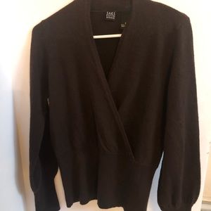 Saks Fifth Avenue Chocolate Brown Cashmere Sweater [3/$50]